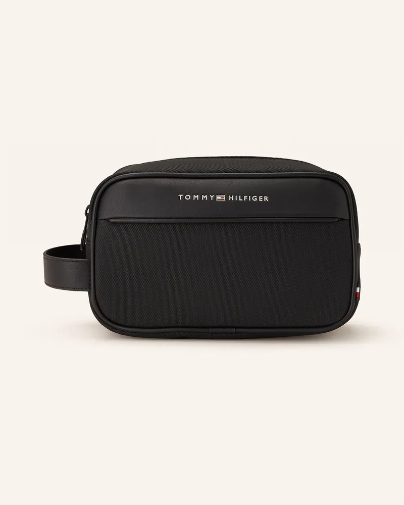 Tommy Hilfiger Kulturtasche FOUNDATION Schwarz