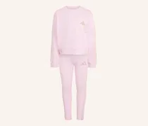 Set, Leggings, Animalprint pink