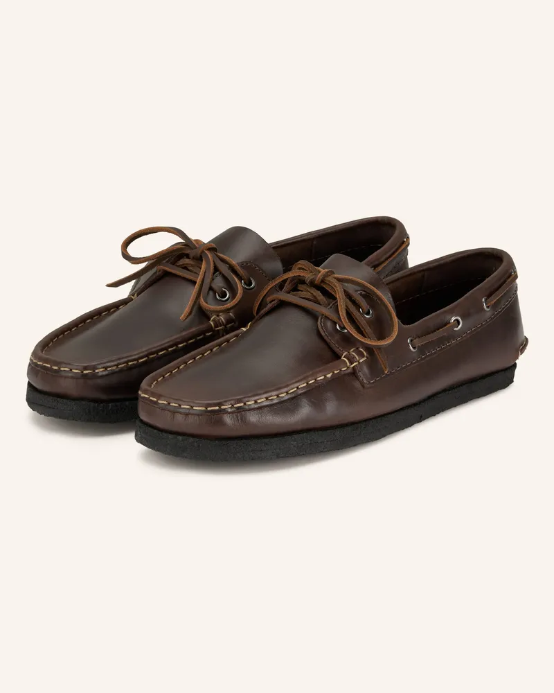 Clarks Bootsschuhe Godney braun Dunkelbraun
