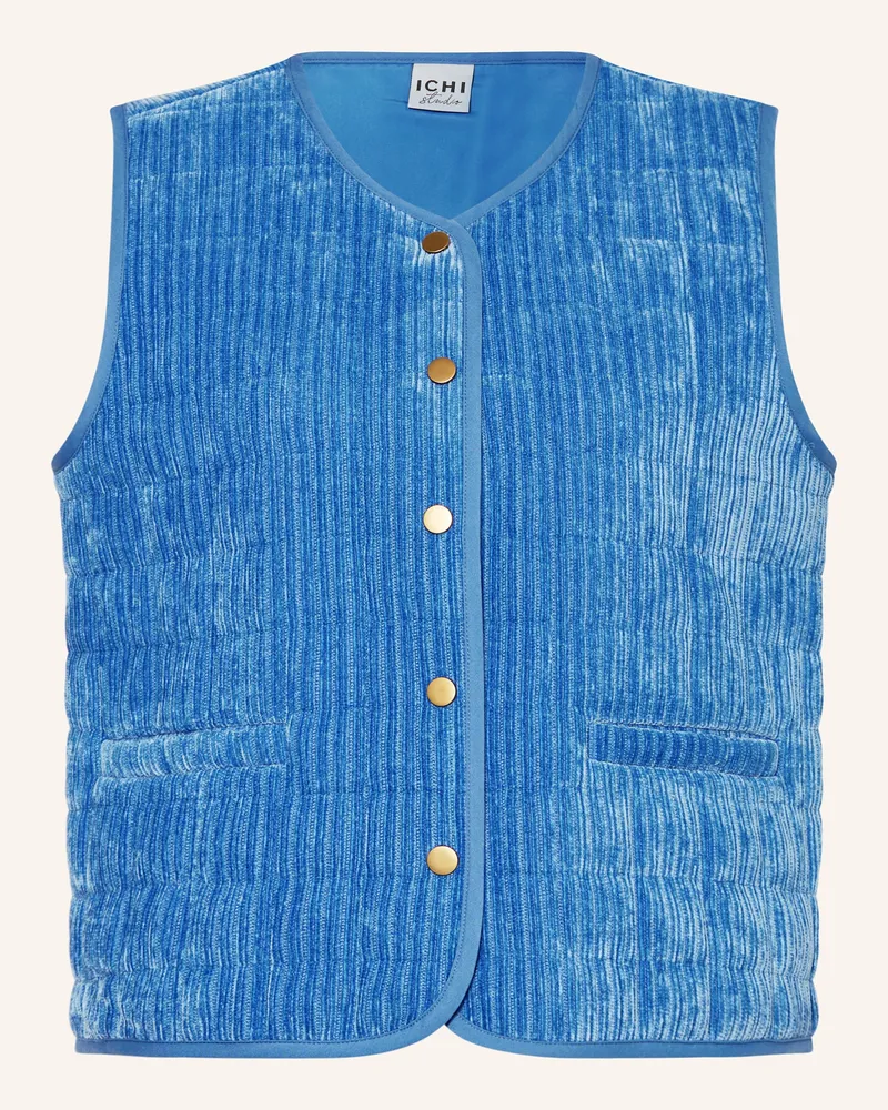 ICHI Steppweste IHFUMA Blau