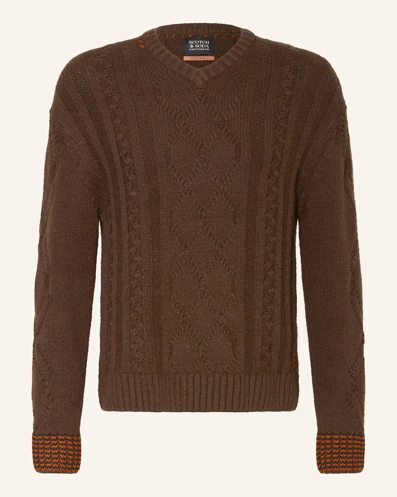 Scotch&Soda Pullover Dunkelbraun