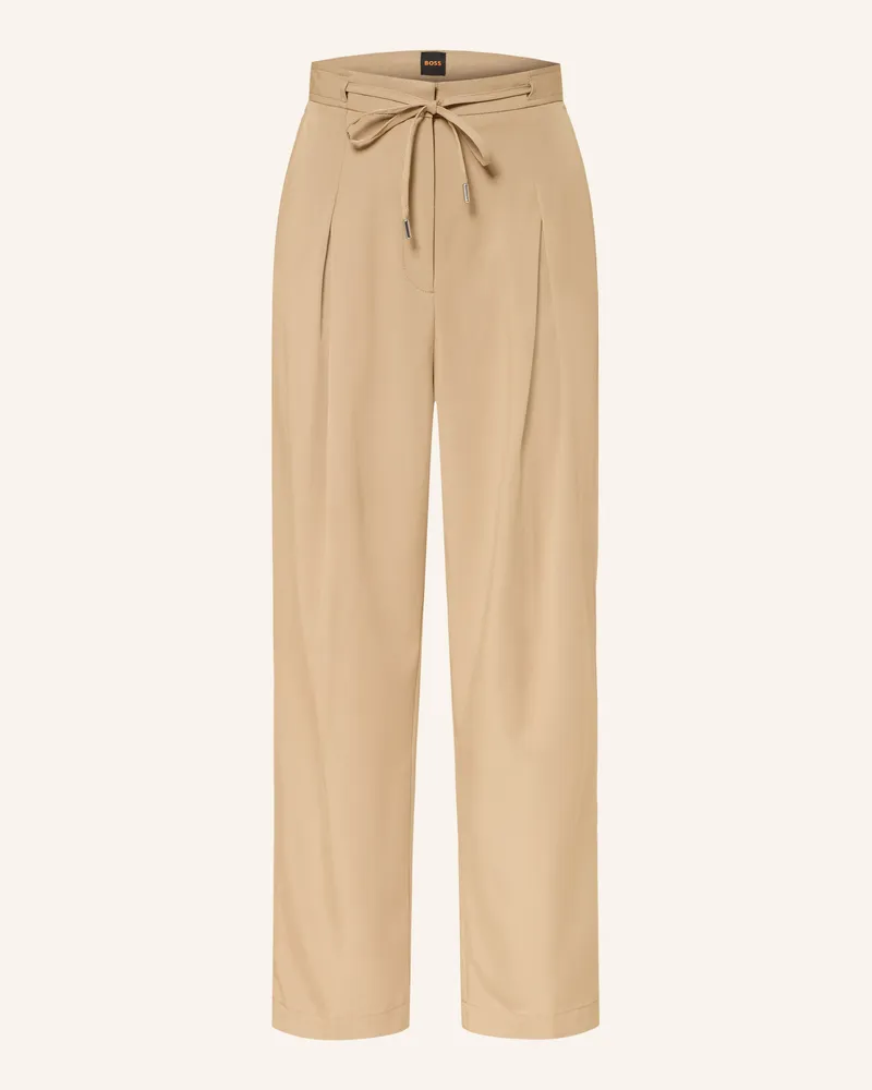 HUGO BOSS 7/8-Hose Tophelia braun Beige