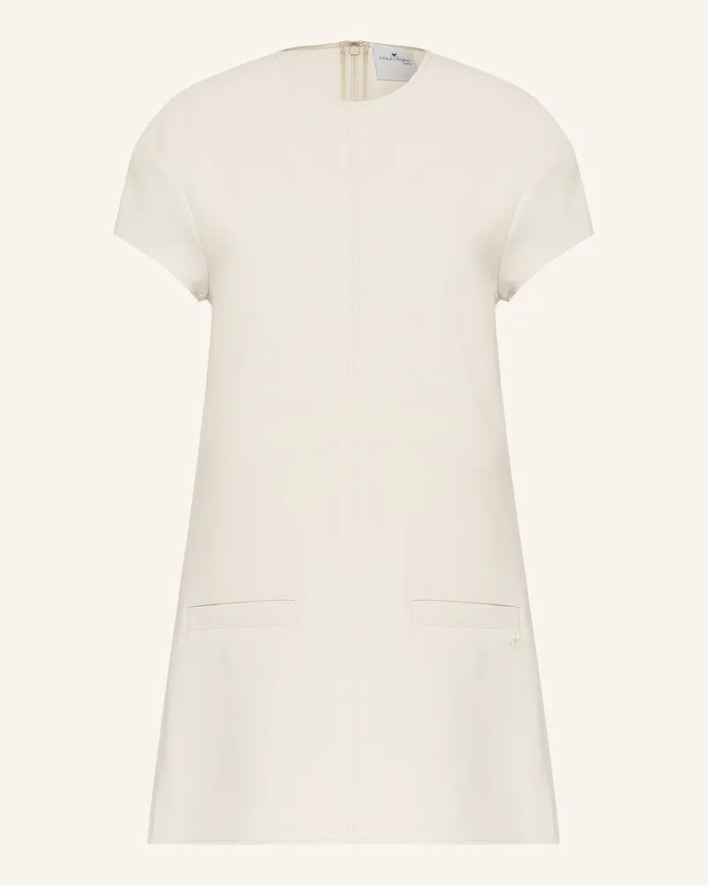 Courrèges Kleid Hellbraun