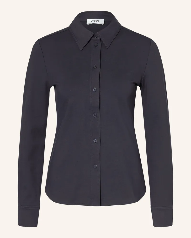 COS Hemdbluse blau Dunkelblau