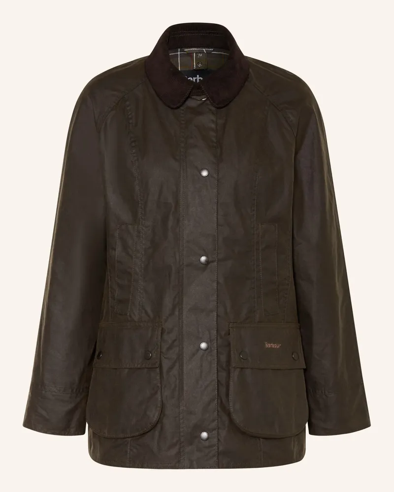 Barbour Fieldjacket Classic Beadnell gruen Dunkelgrün