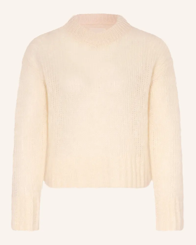 Part Two Mohair-Pullover Sillepw weiss Ecru