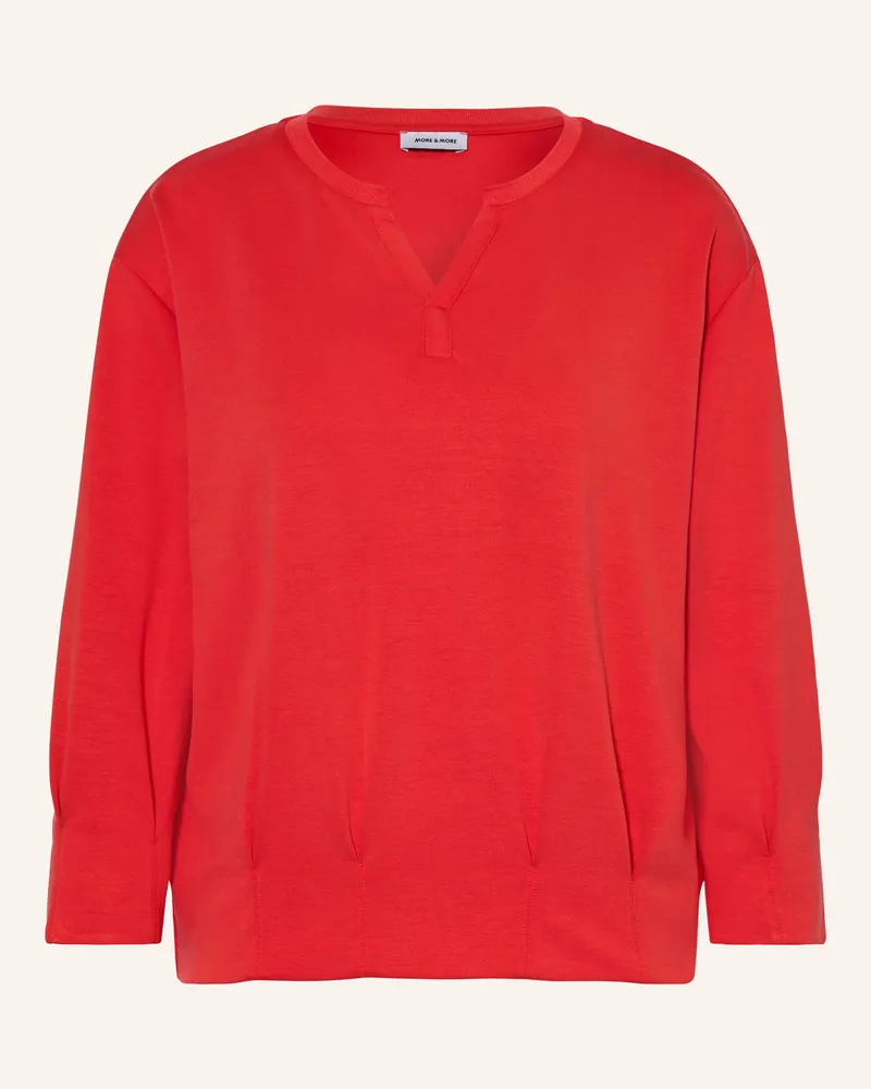 More & More Sweatshirt Mit 3/4-Arm rot Rot