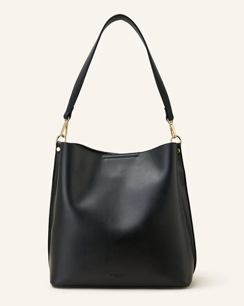 SEIDENFELT Hobo-Bag LILLA RO MEDIUM Schwarz