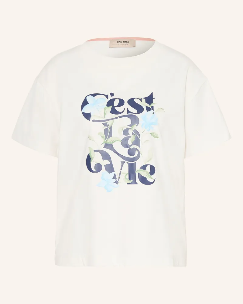 Mos Mosh T-Shirt MMFLOWISH Weiss