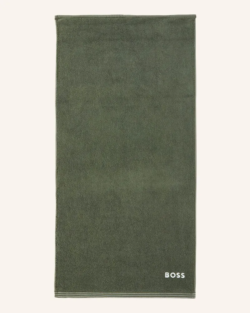HUGO BOSS Handtuch Edge gruen Grün