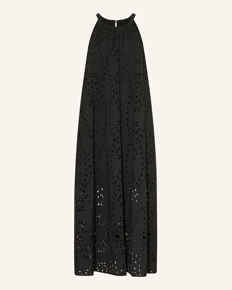ba&sh Kleid BONIE aus Lochspitze Schwarz