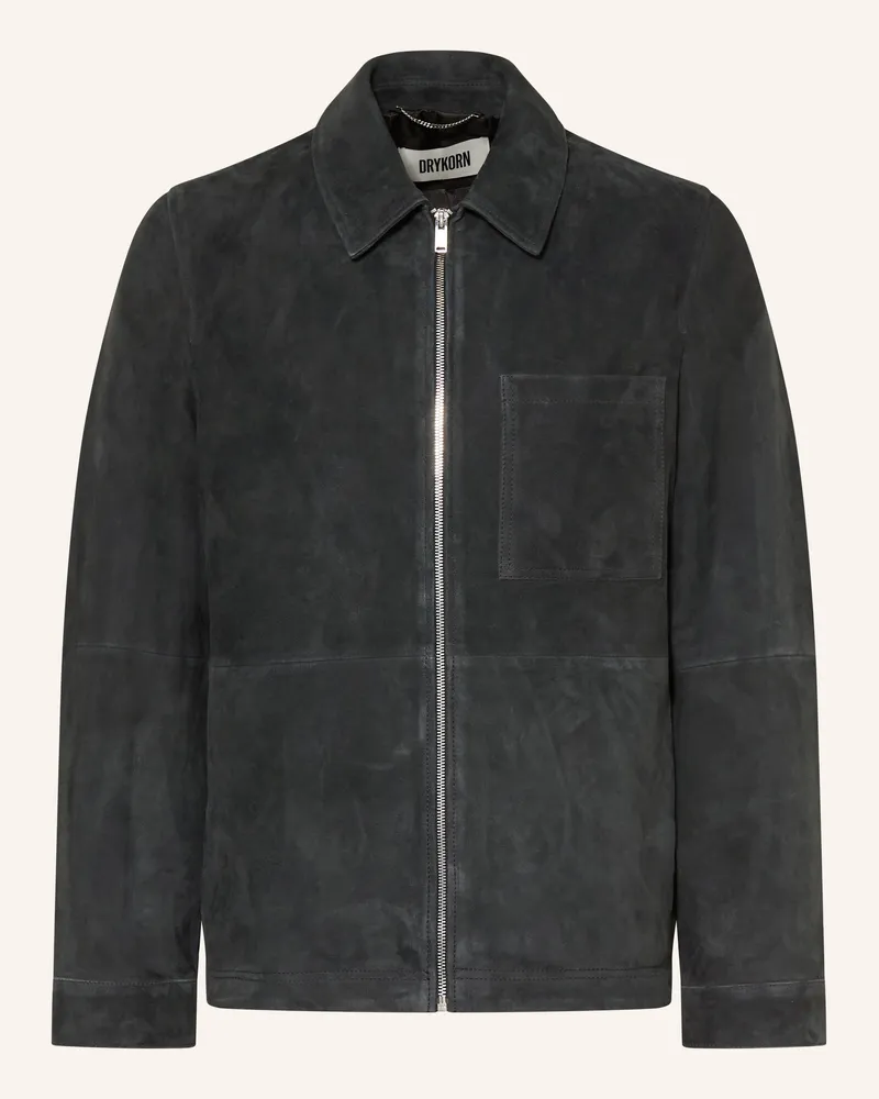 Drykorn Lederjacke Jerson blau Dunkelblau