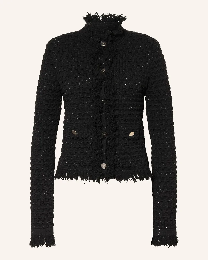 Liu Jo Strickjacke Mit Pailletten schwarz Schwarz