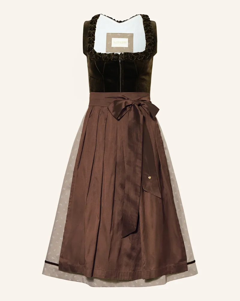 AlpenHERZ Dirndl Josephine braun Dunkelbraun