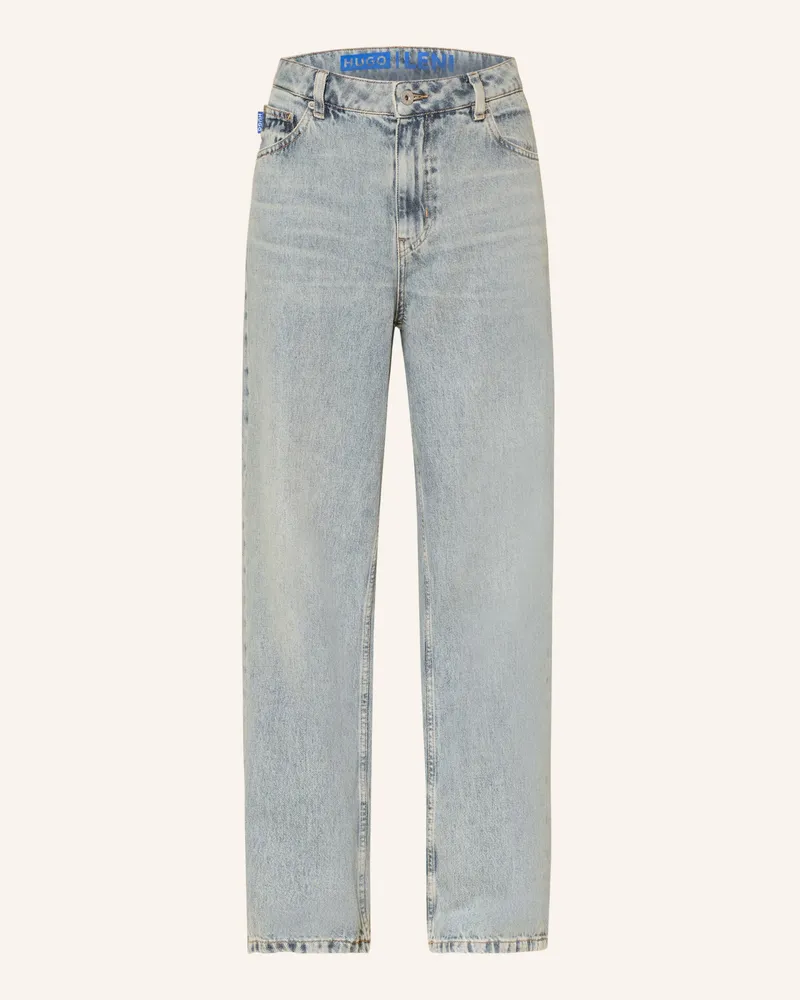 HUGO BOSS Wide Leg Jeans Leni blau 435