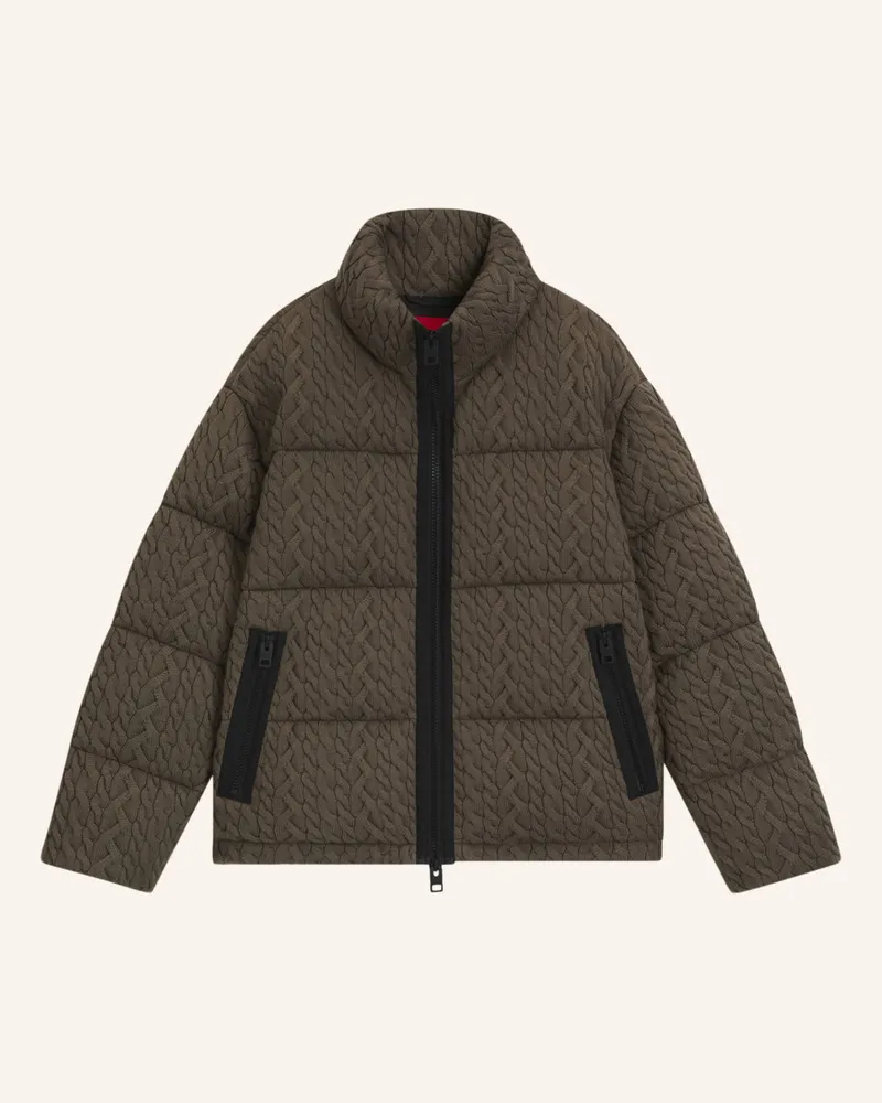 HUGO BOSS Casual Jacke BENOVO2541 Regular Fit Grau