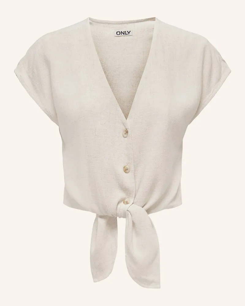 only Bluse grau Beige