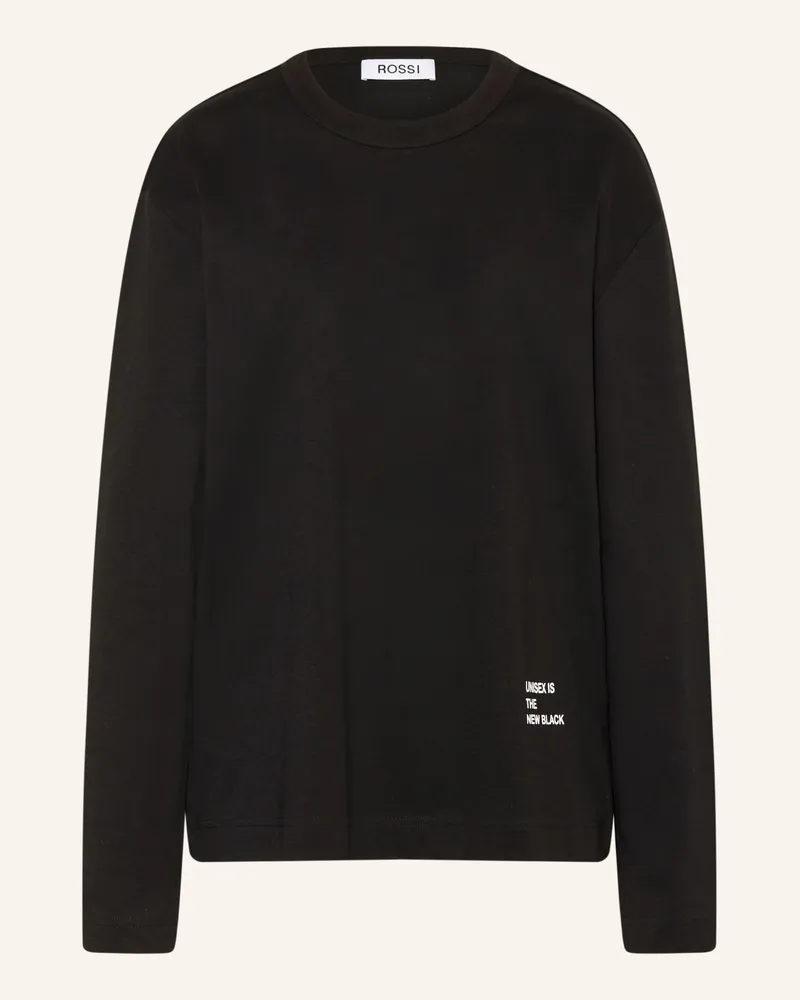 Rossi Longsleeve Lyen schwarz Schwarz