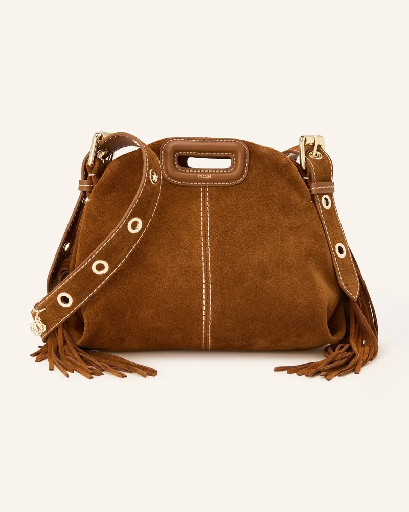 Maje Handtasche braun Braun