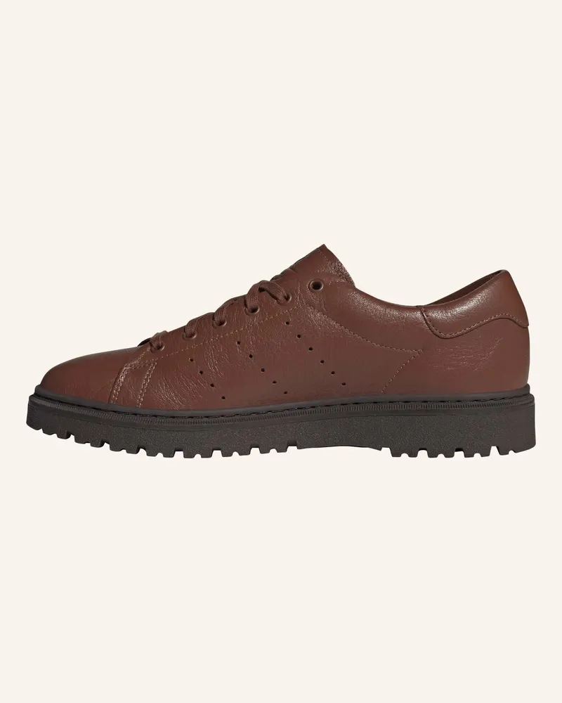 adidas Stan Smith Freizeit Schuh braun Rot