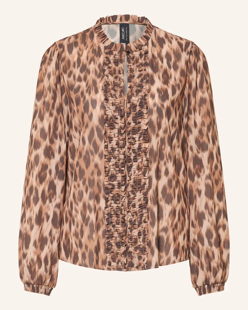 Marc Cain Blusenshirt Mit Rüschen braun 697