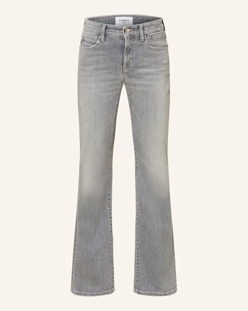 Cambio Flared Jeans Paris grau 5021