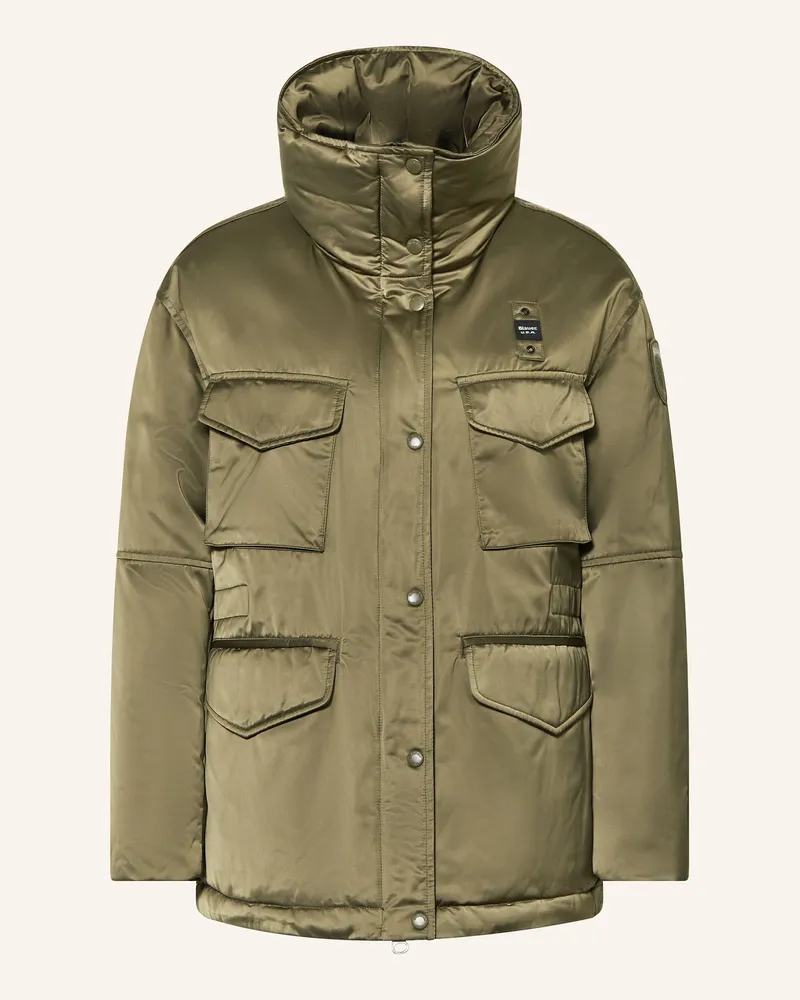 Blauer Fieldjacket NINTH mit DUPONT™ SORONA®-Isolierung Oliv