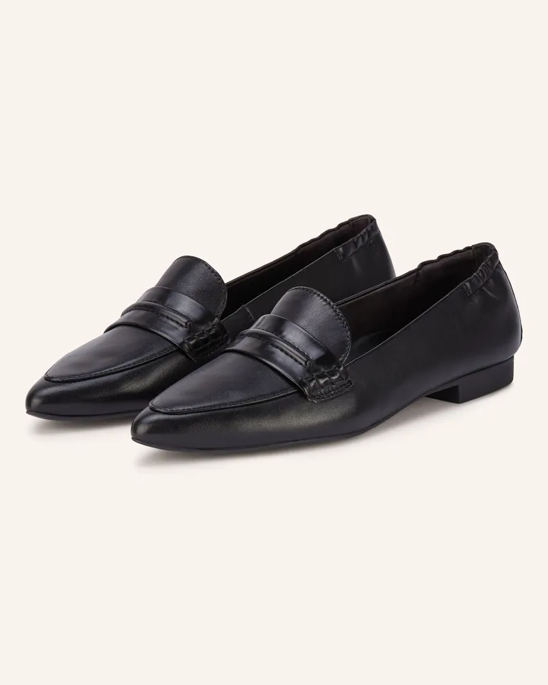 paul green Loafer schwarz Schwarz