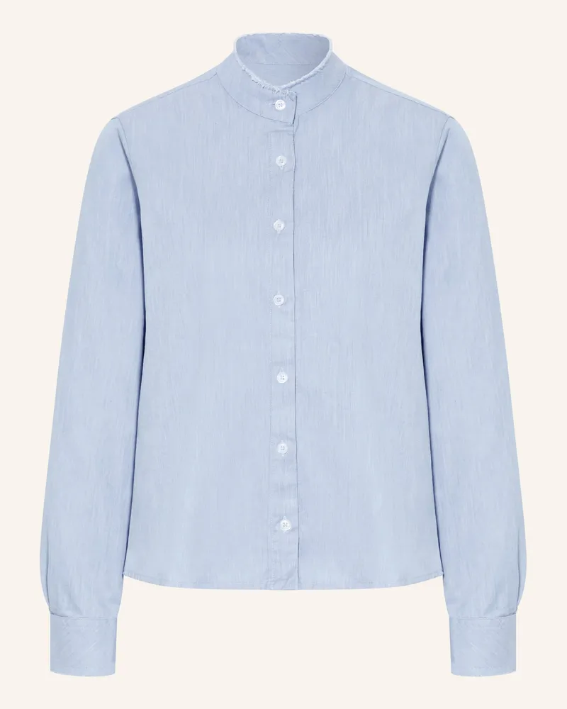 lilienfels Bluse blau Blaugrau