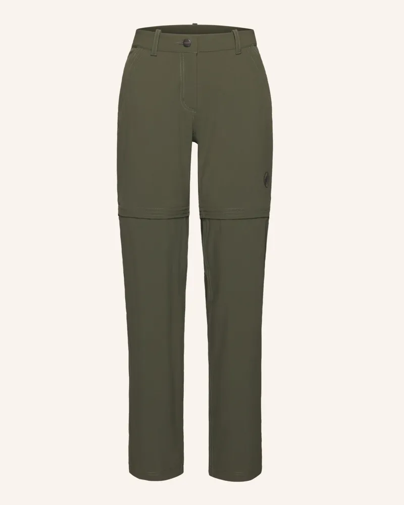 Mammut Hose Hiking V Zip Off gruen Grün