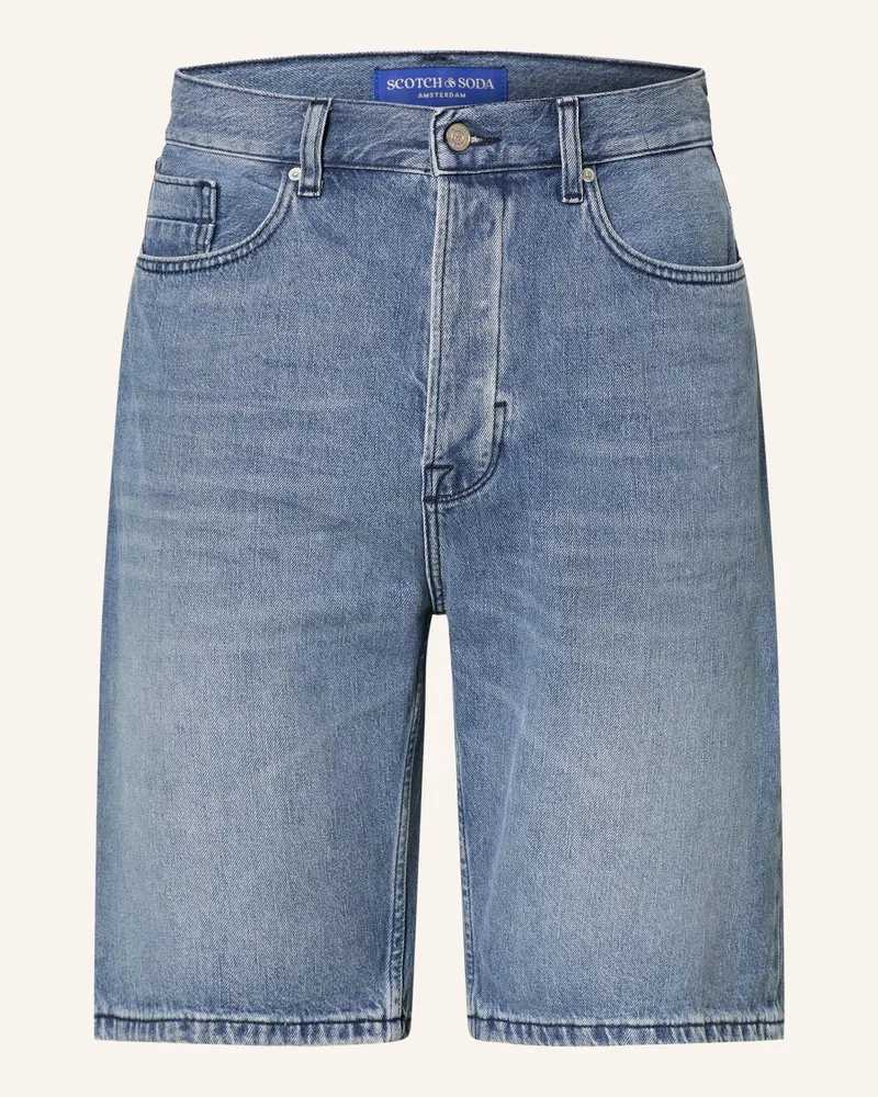Scotch&Soda Jeansshorts The Pitch Loose Fit blau 410