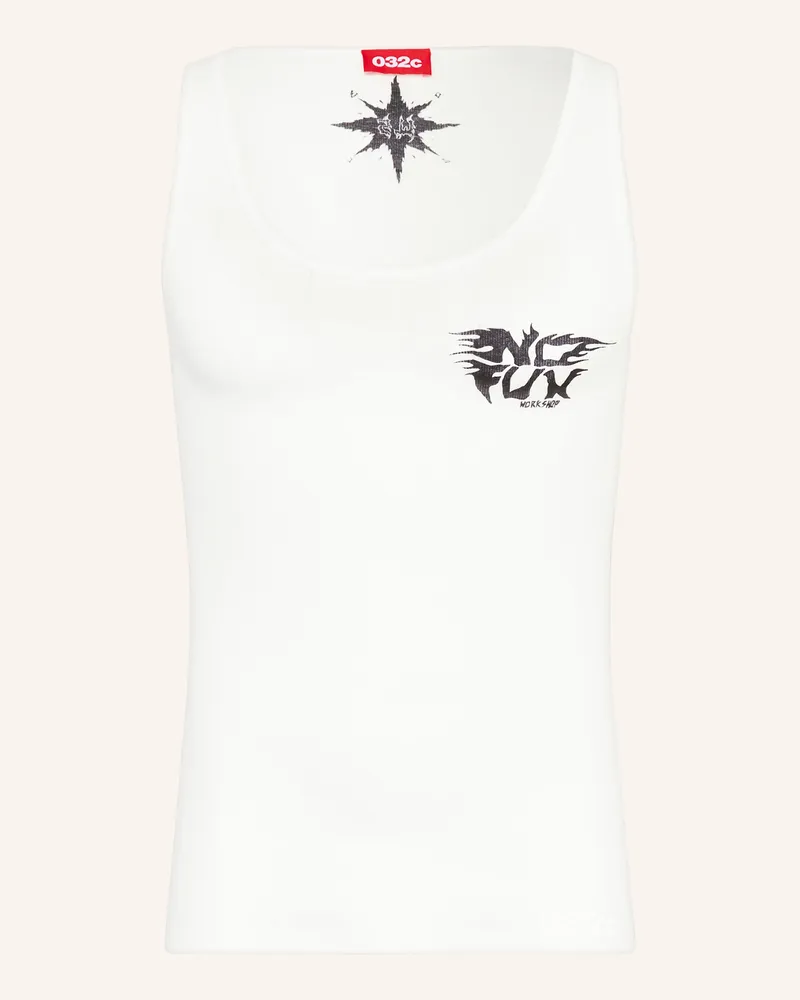 032c Top Black Sun weiss Weiss