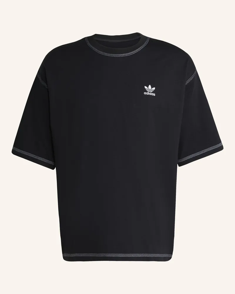 adidas T-Shirt ESSENTIALS Schwarz