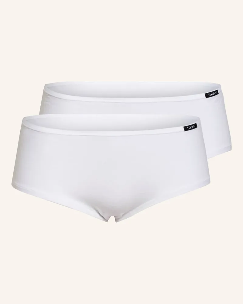 Skiny 2er-Pack Panties Advantage Cotton weiss Weiss