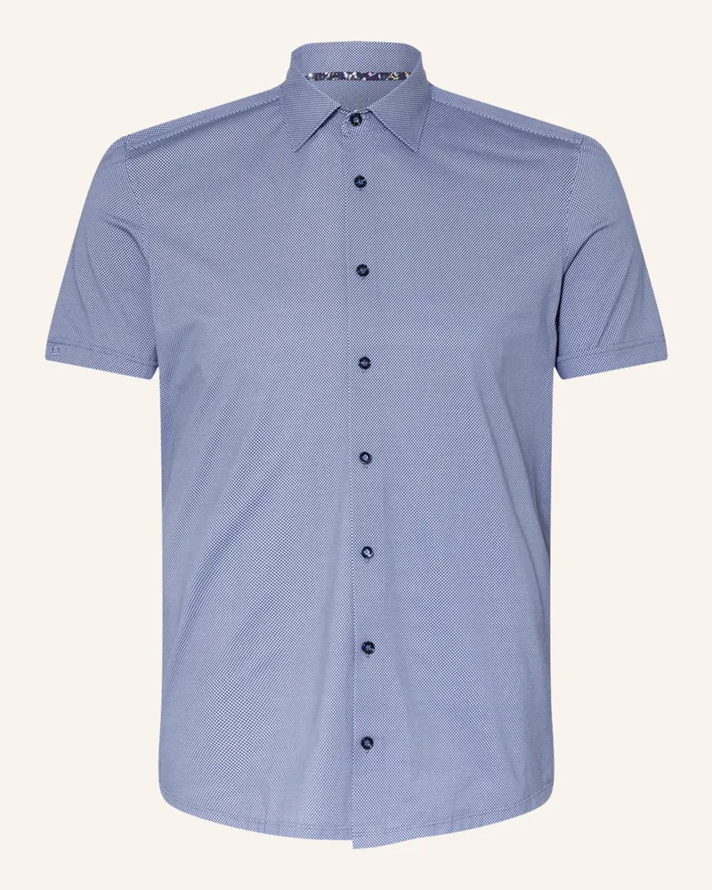 Olymp Kurzarm-Hemd Level Five 24/Seven Body Fit blau Dunkelblau