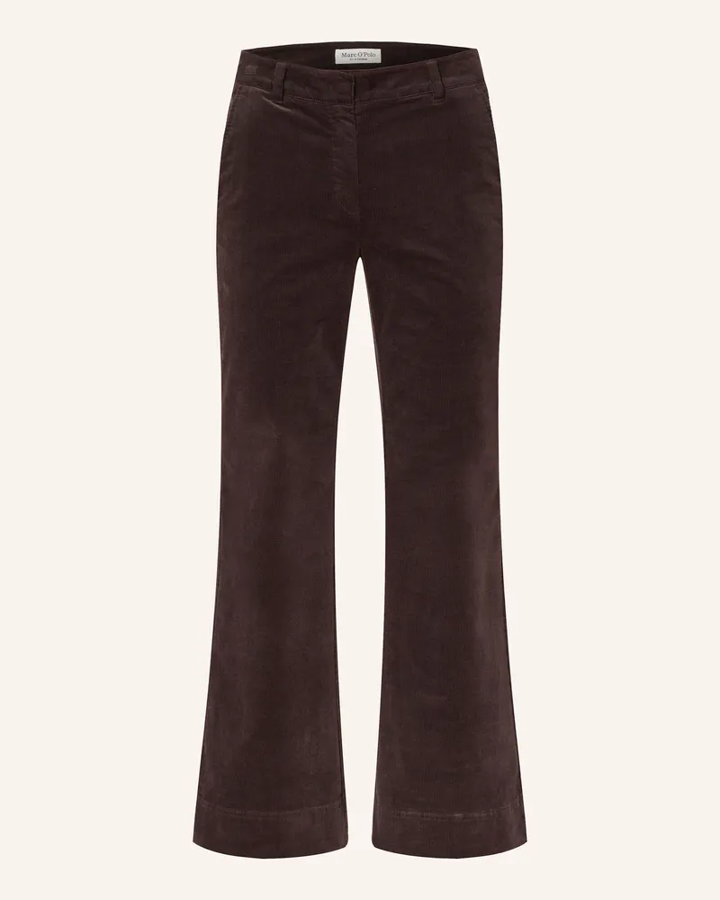 Marc O'Polo Cordhose Dunkelbraun