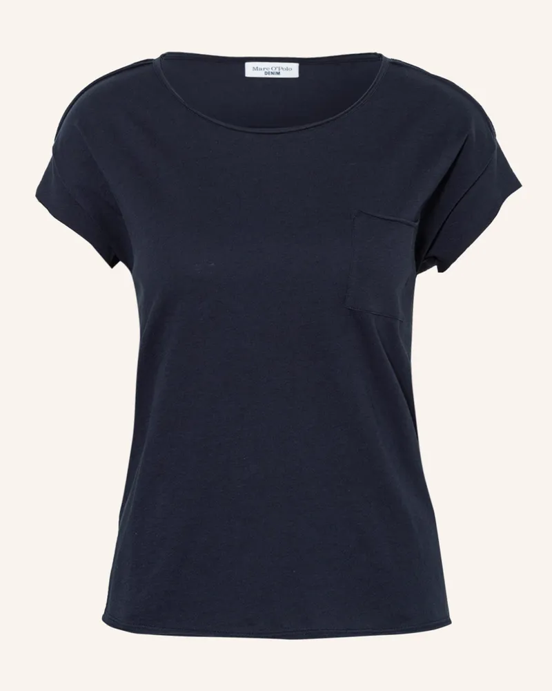 Marc O'Polo T-Shirt blau Dunkelblau