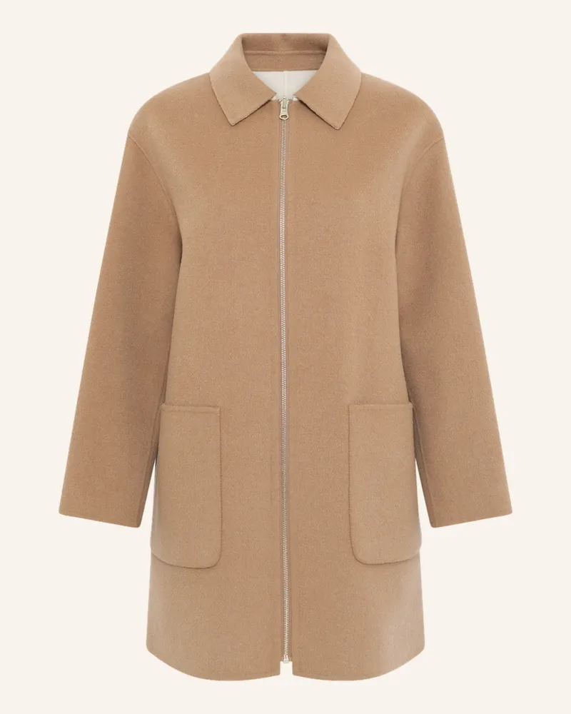 Gerard Darel Mantel PRISCA Braun