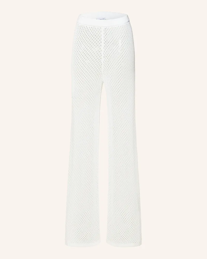 Mrs & HUGS Strickhose Weiss