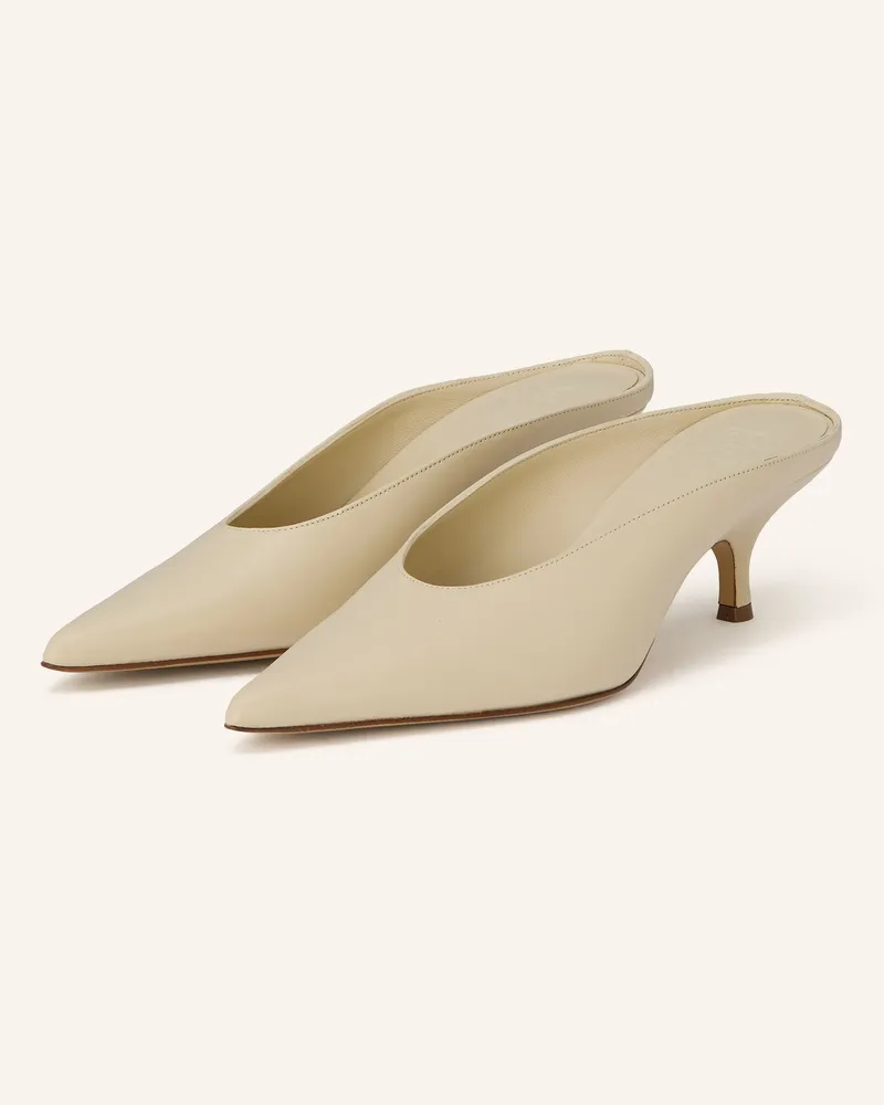 Gia Borghini Mules Sabrina weiss Creme