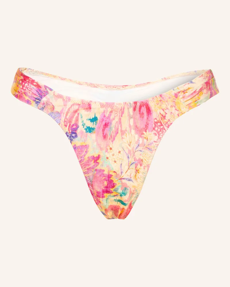 watercult Brazilian-Bikini-Hose Ornament Drift pink Dunkelgelb