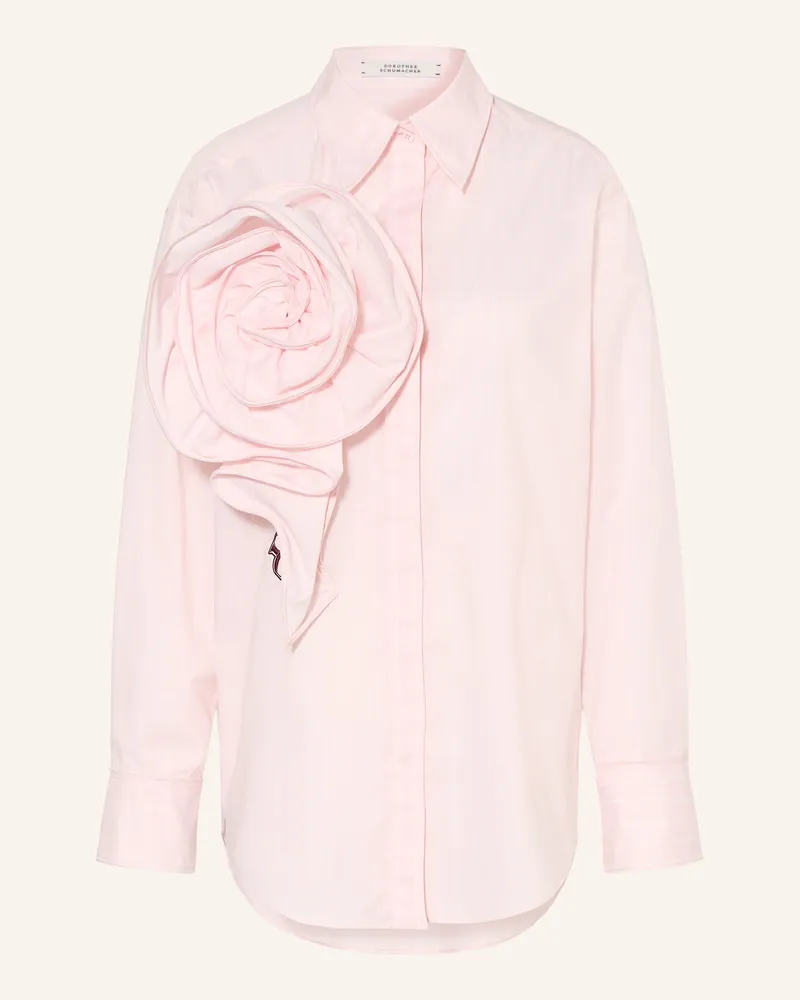 Dorothee Schumacher Hemdbluse Striped Power rosa Hellrosa