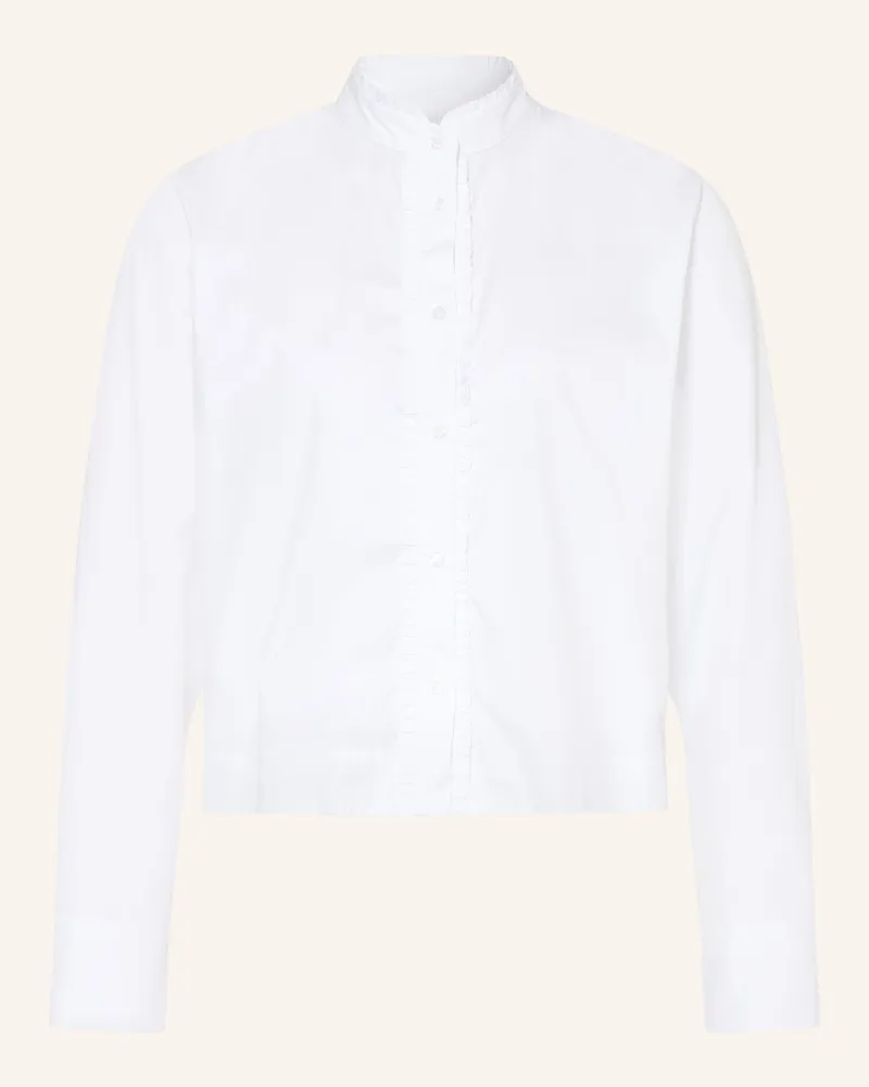 lilienfels Bluse Mit Rüschen weiss Weiss