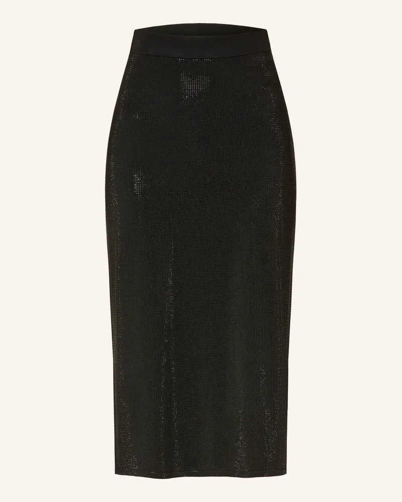 HUGO BOSS Rock Felmira Mit Schmucksteinen schwarz Schwarz