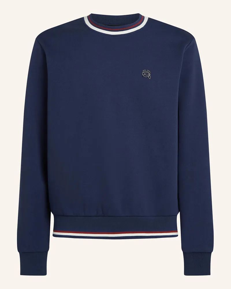 Karl Lagerfeld Sweatshirt blau Dunkelblau