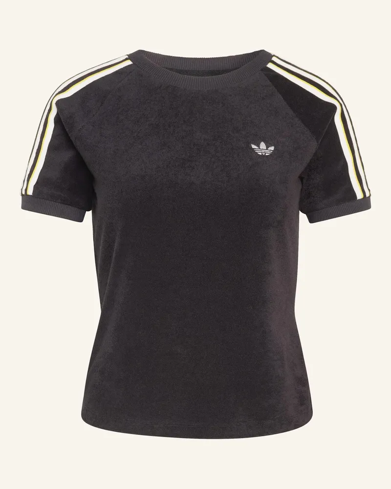 adidas T-Shirt Terry Towel Cali Aus Frottee schwarz Schwarz