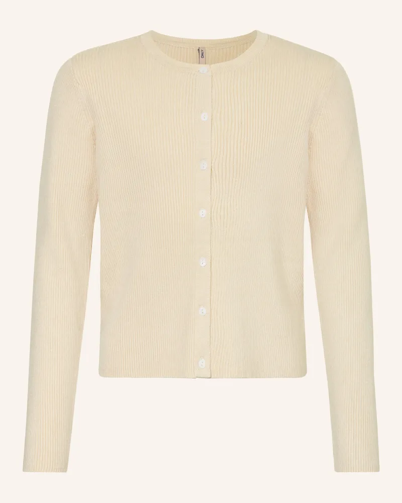 only Strickjacke beige Beige