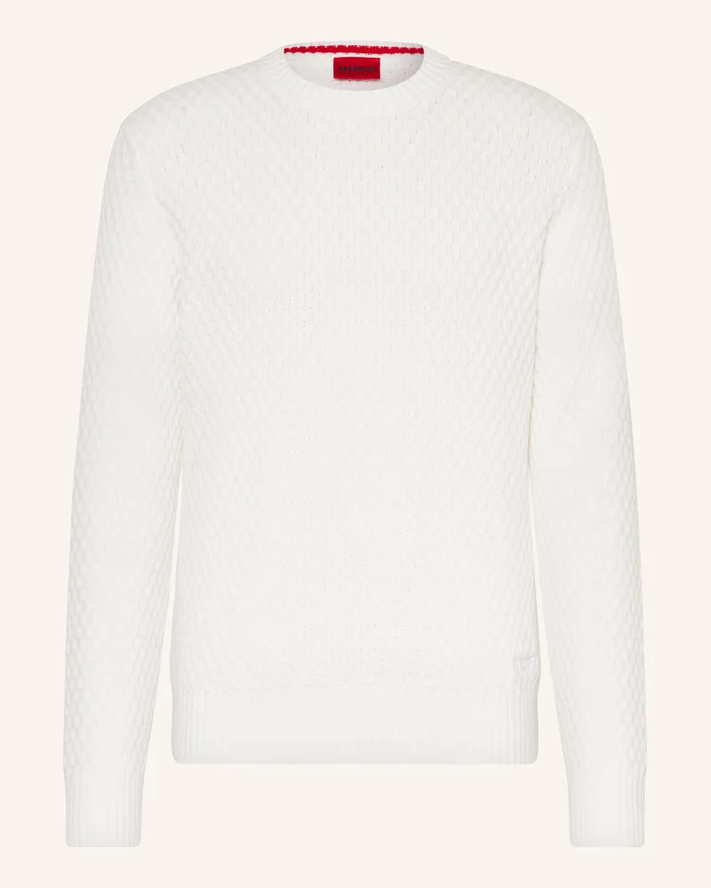 HUGO BOSS Pullover SYER Weiss