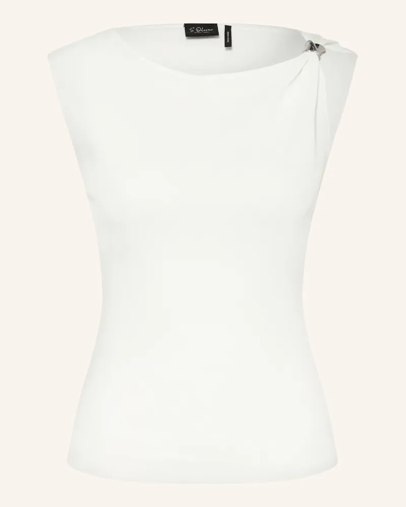S.Oliver Stricktop weiss Weiss