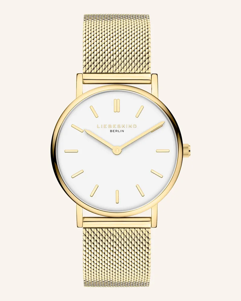Liebeskind Armbanduhr  aus  Edelstahl Gold